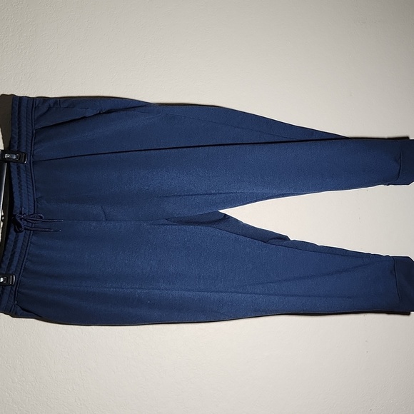Athletic Works Mens DriWorks Jogger Pants 2XL Elastic Waist Navy Blue - Picture 1 of 11